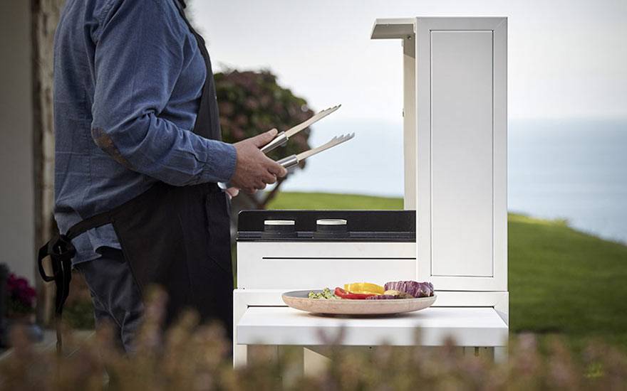 Plancha à gaz avec Capot Premium Forge Adour