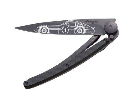 Couteau léger 37g Deejo lame noire bolide