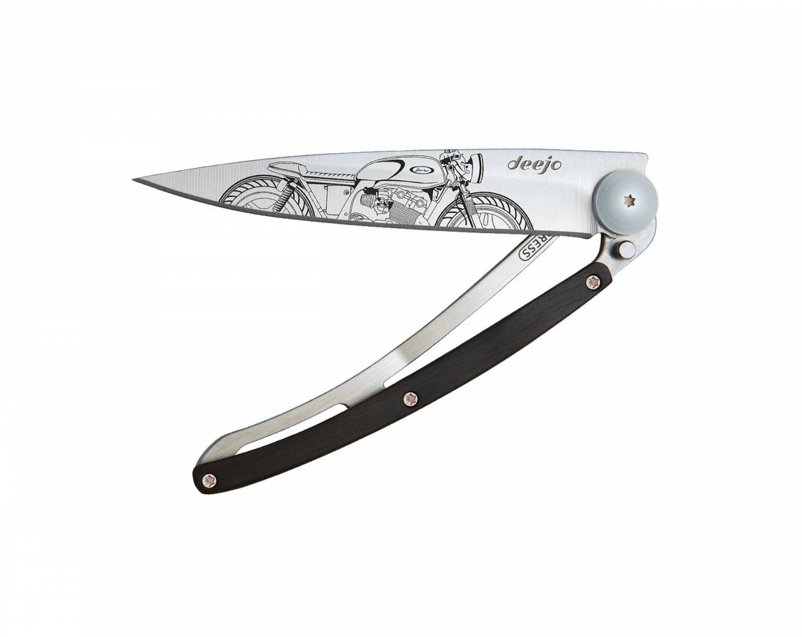 Trouver couteau pliant Racer manche ébène Deejo région de Lyon
