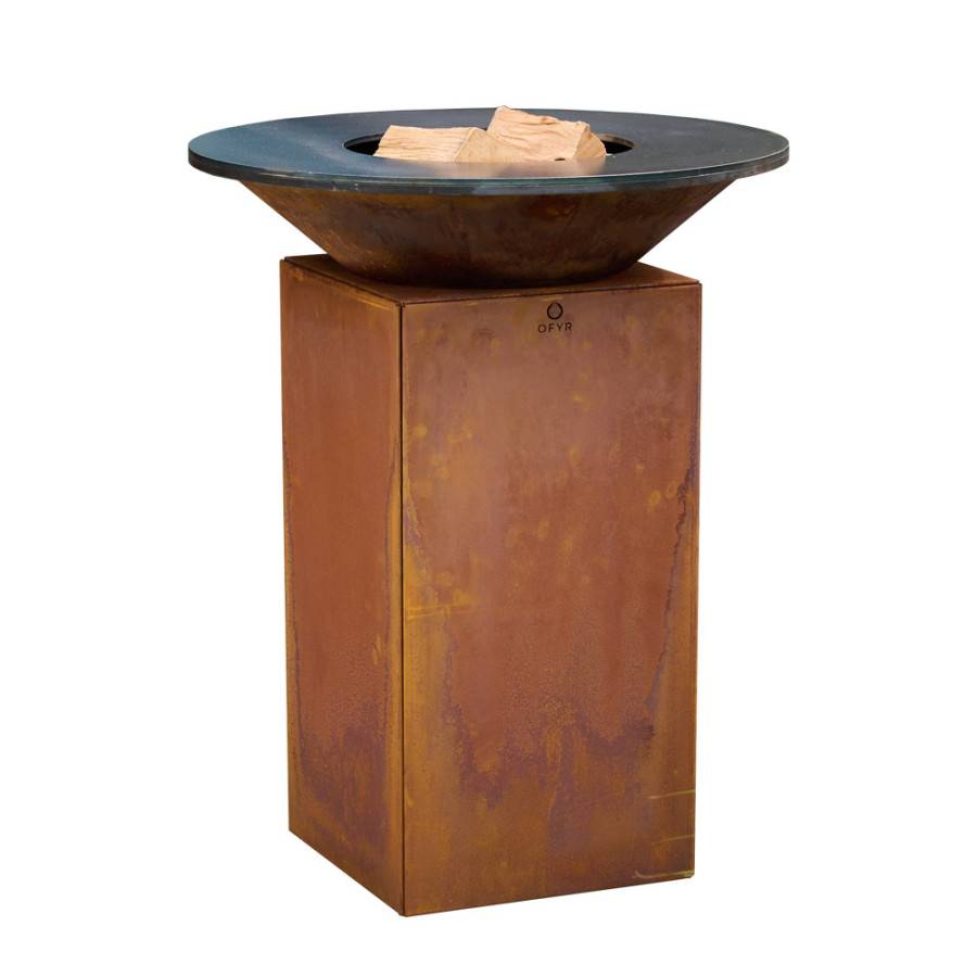 Brasero plancha OFYR corten 75