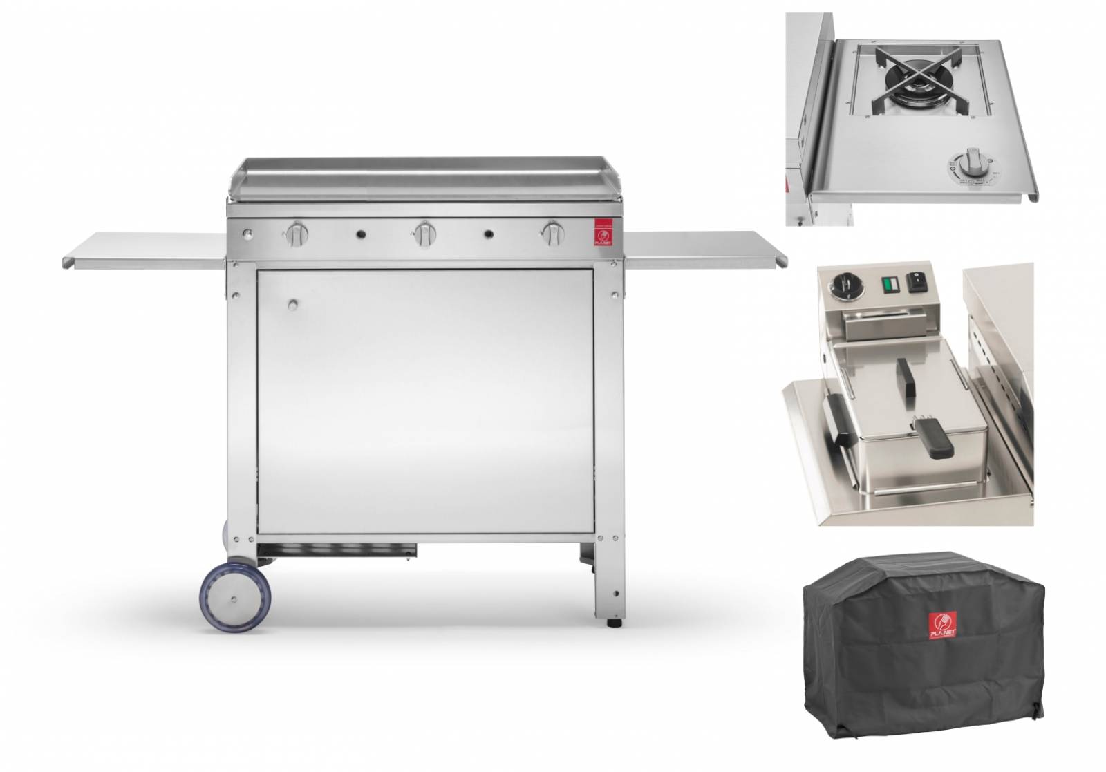 Trouver pack plancha inox Chef 80 de Planet à Lyon