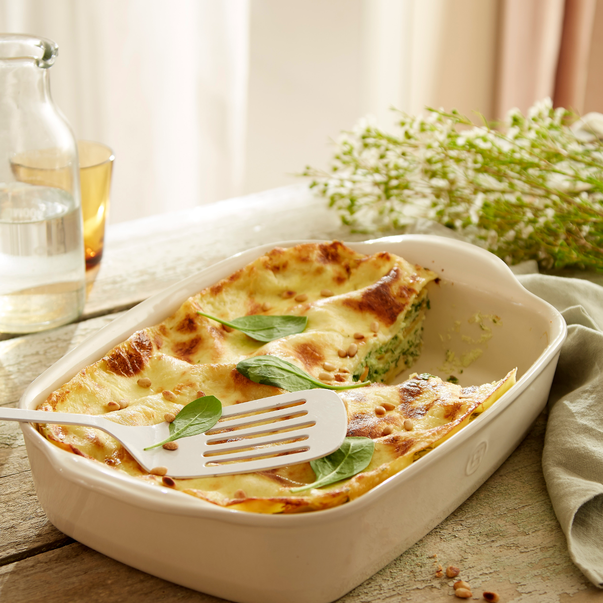 Gratin plat Emile Henry coloris Argile