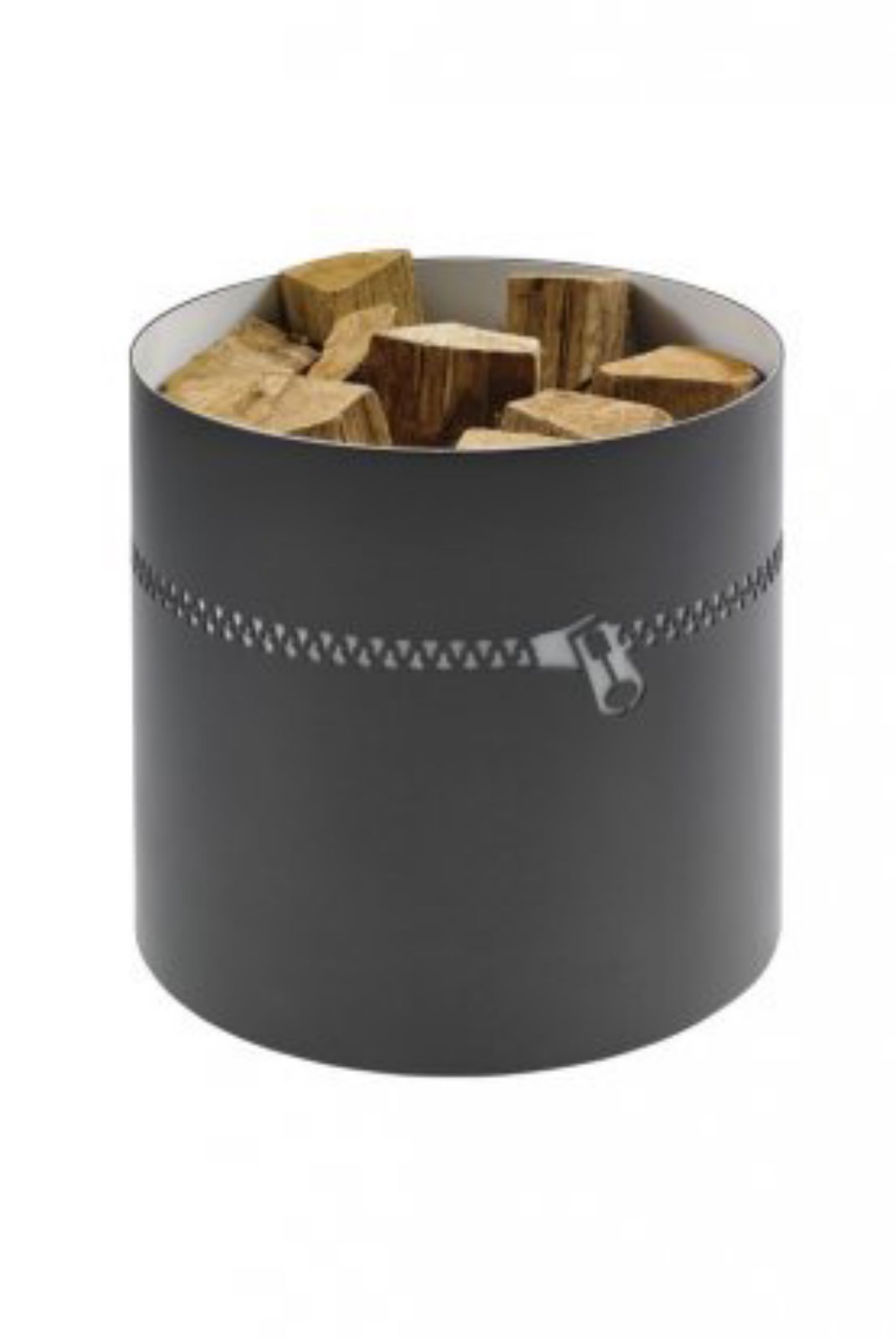 Rangement buches cheminée deco eclair Dixneuf