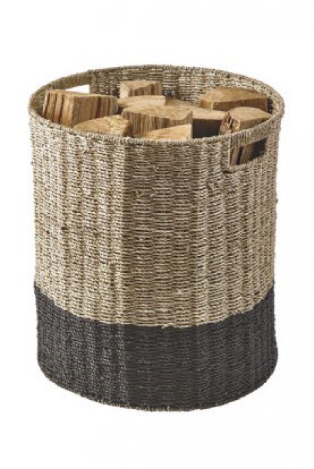 Corbeille panier buches bois cheminée Fidji Dixneuf Anse