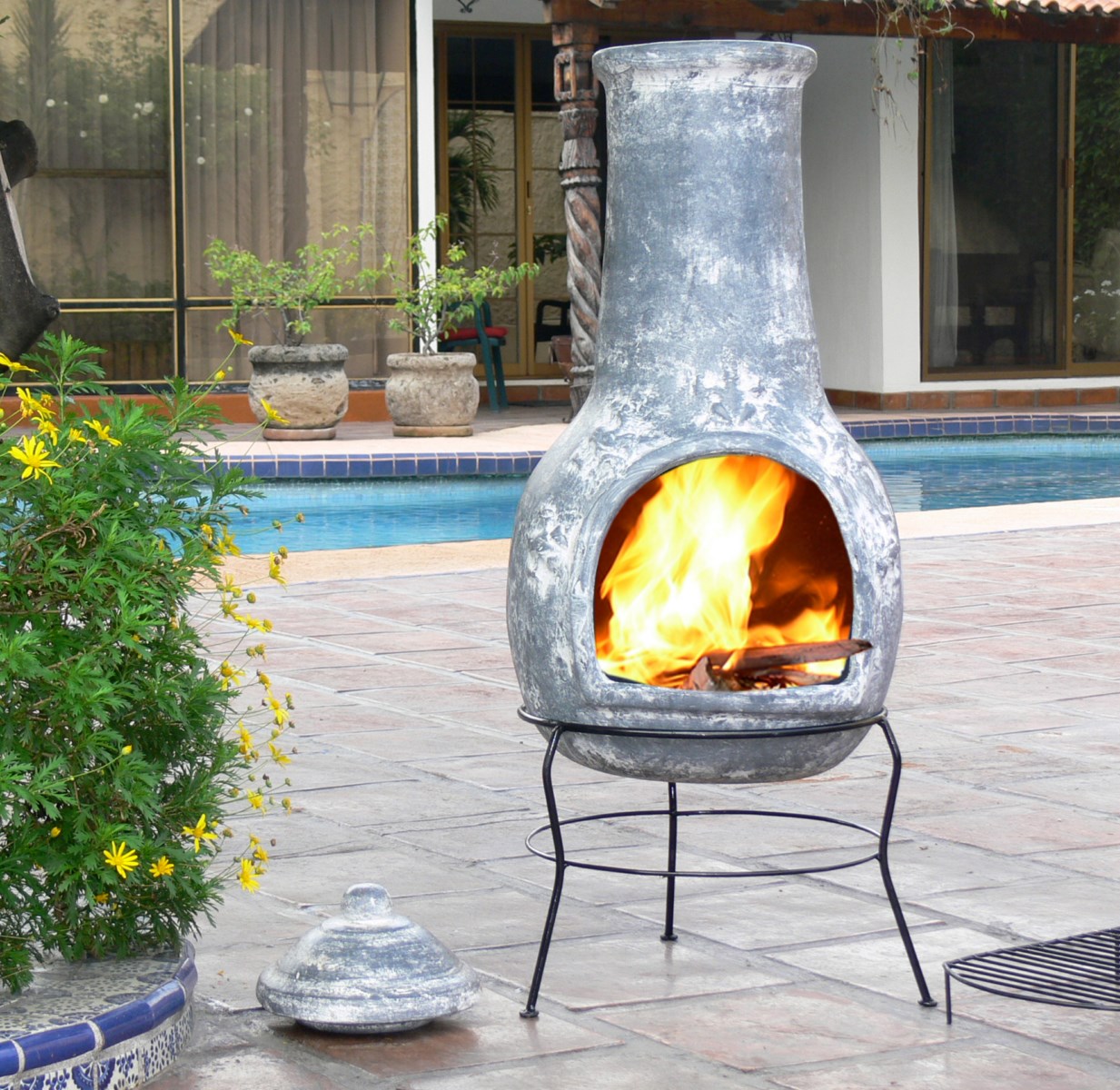 acheter une cheminée mexicaine en terre cuite à Lyon