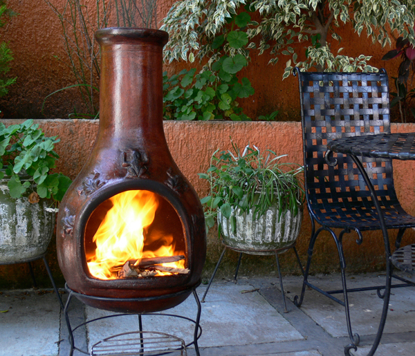 trouver un braséro mexicain en terre cuite à Charbonnières