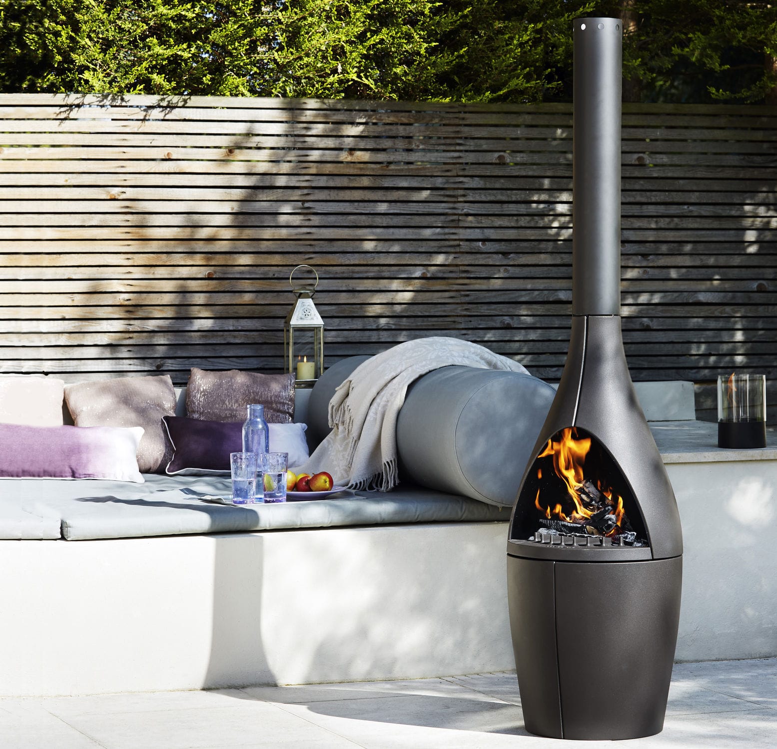 acheter une cheminée d'extérieur en fonte Morso Kamino à Caluire