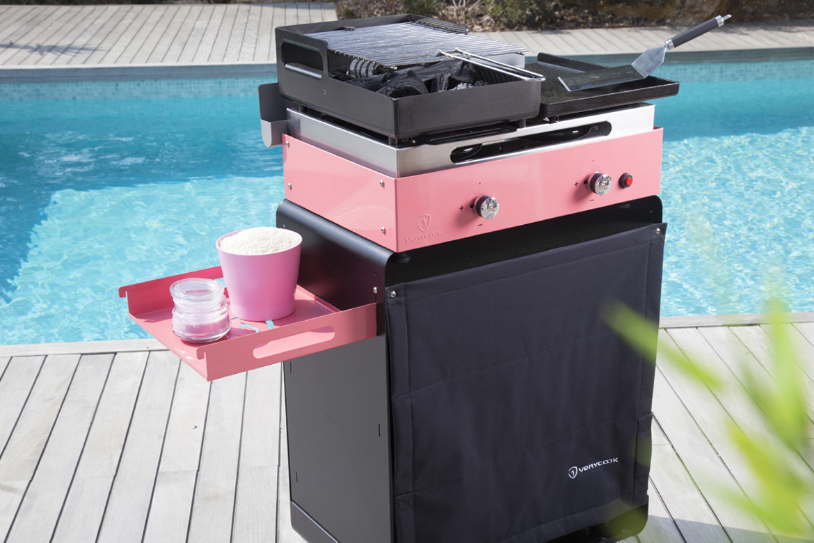 Plancha Verycook rose fabrication française Dardilly