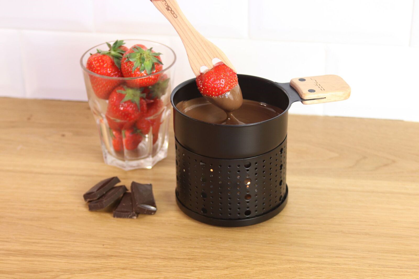 Fondue au chocolat à la bougie Cookut Villefranche