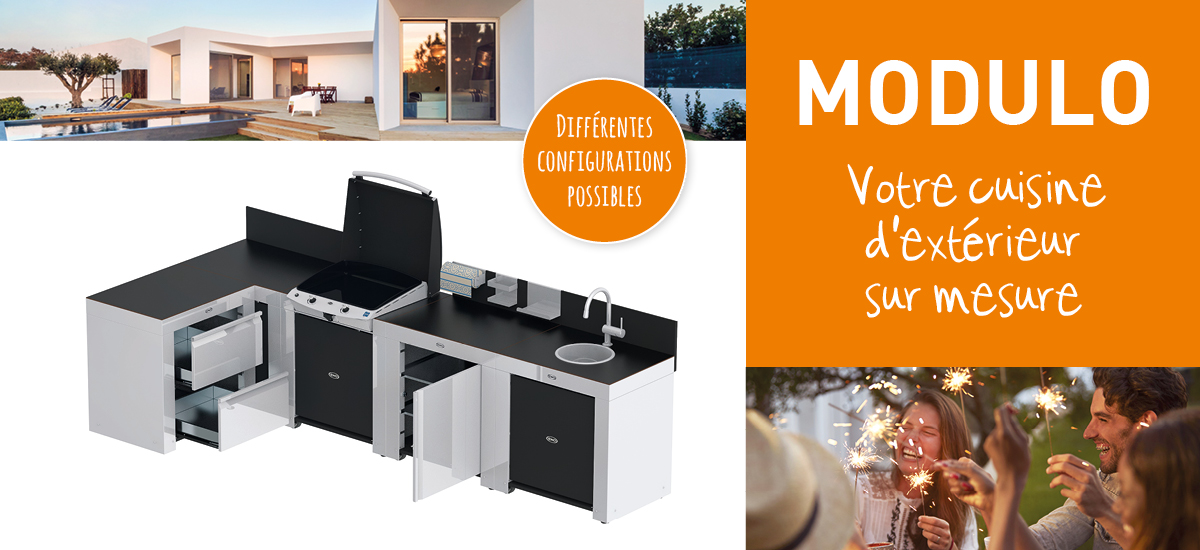 Cuisine d'exterieur Beaujolais Rhône Alpes Modulo plancha ENO