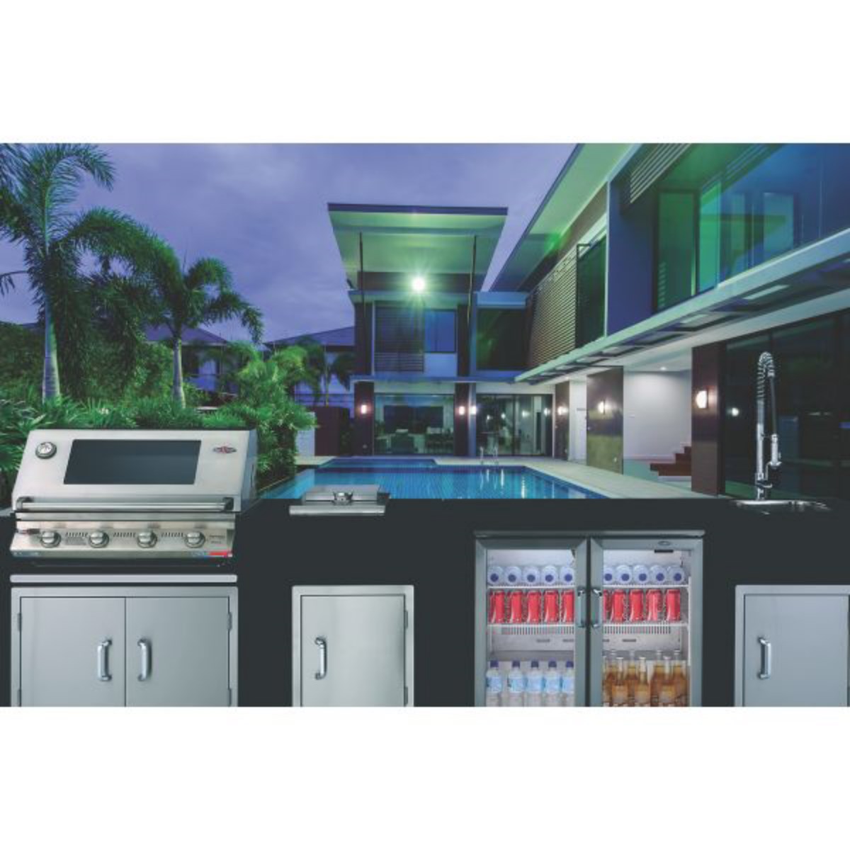 Amenager une cuisine d'exterieur terrasse jardin Artisan Beefeater Rhône Alpes