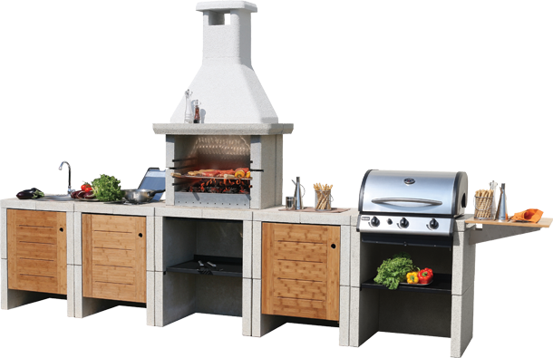 Cuisine d'été barbecue plancha Mâcon modules Sunday Expert Melody