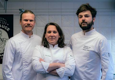 Les cousins de la famille Martin gérants de la fabrique de sauces artisanales Maison Martin