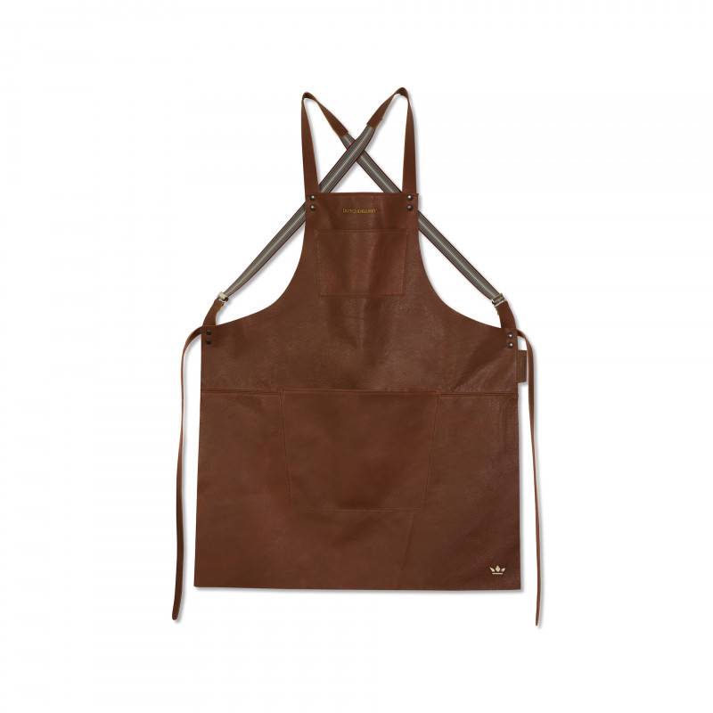 Dutchdeluxes tablier cuir marron