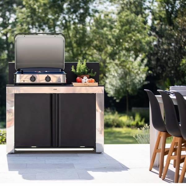 Plancha gaz Enosign Inox 65 2 bruleurs